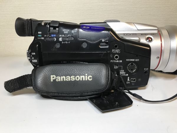 Panasonic パナソニック NV-GS200 ビデオカメラ NV-DB1 動作品 miniDV