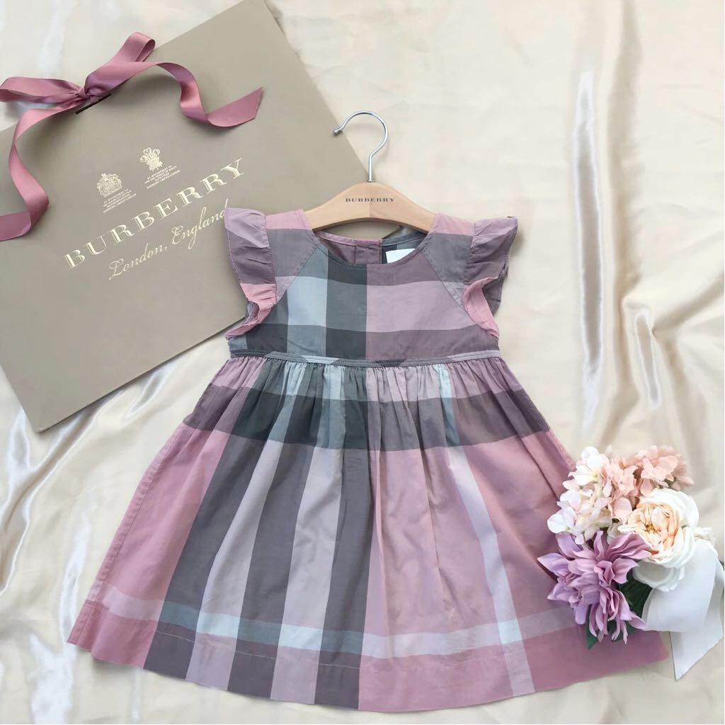 美品＊バーバリーチルドレン 2Y92cm 90 愛らしい正統派お嬢様スタイル 