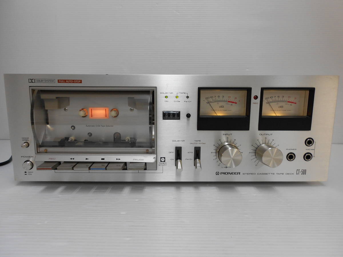 ◇パイオニア カセットデッキ 【CT-500】◇ジャンク品 PIONEER