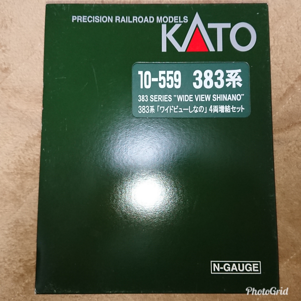新作入荷，最新作 KATO 383系特急電車「ワイドビューしなの」 4両増結セット 10-559 【中古品】 カトー