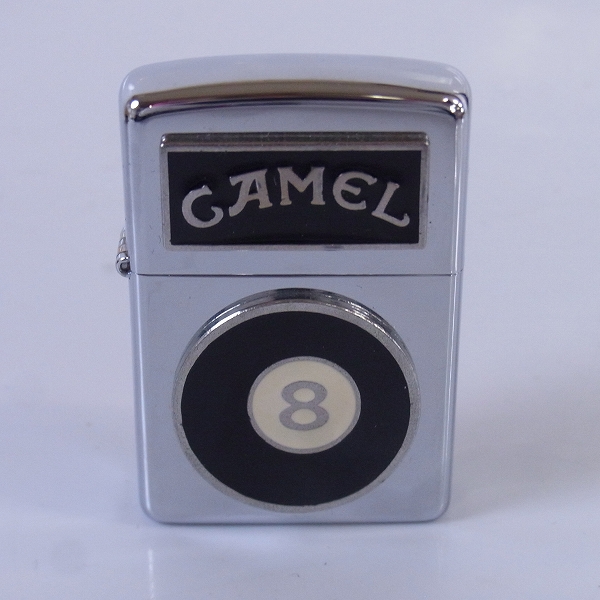 ZIPPO/ジッポー CAMEL/キャメル 8ボール 鏡面仕上げ ビリヤード/94年製