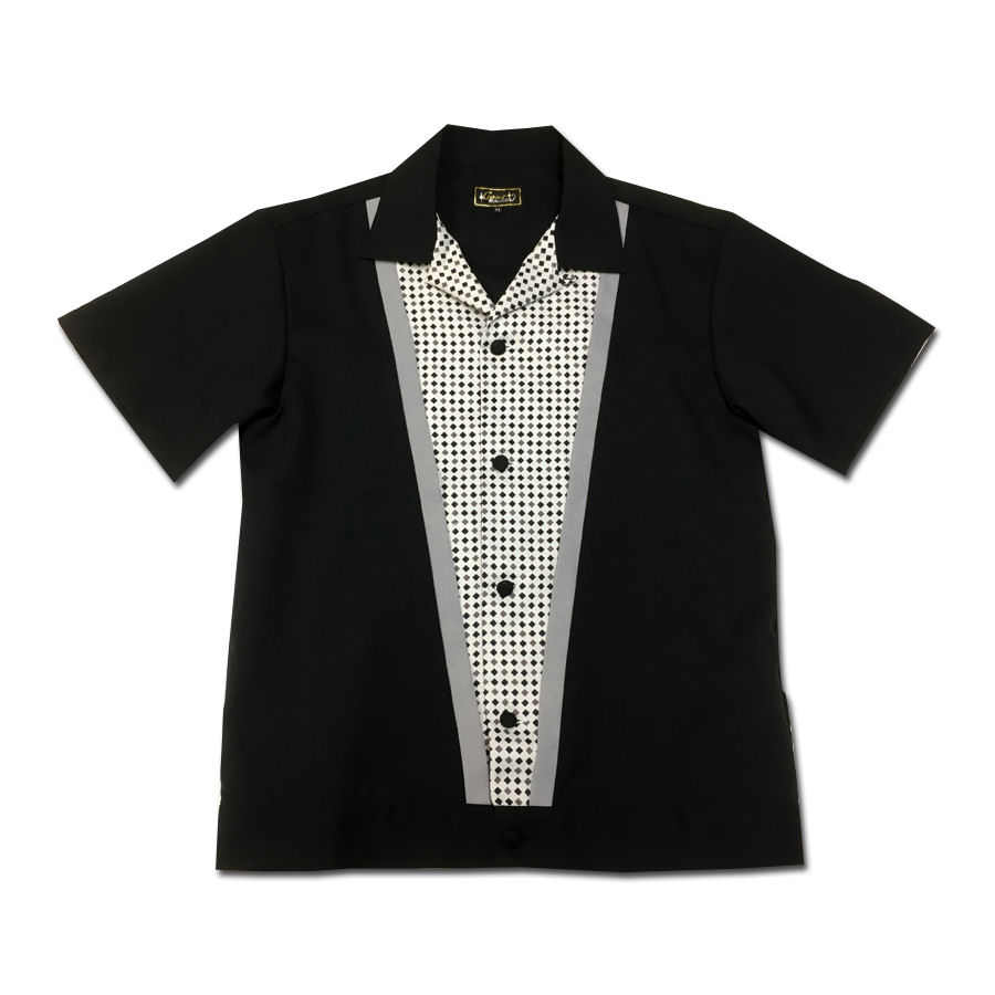ミニダイヤアナザーシャツ ブラック sizeS★GOOD ROCKIN' グッドロッキン★ROCKABILLY ロカビリー★SHIRTS