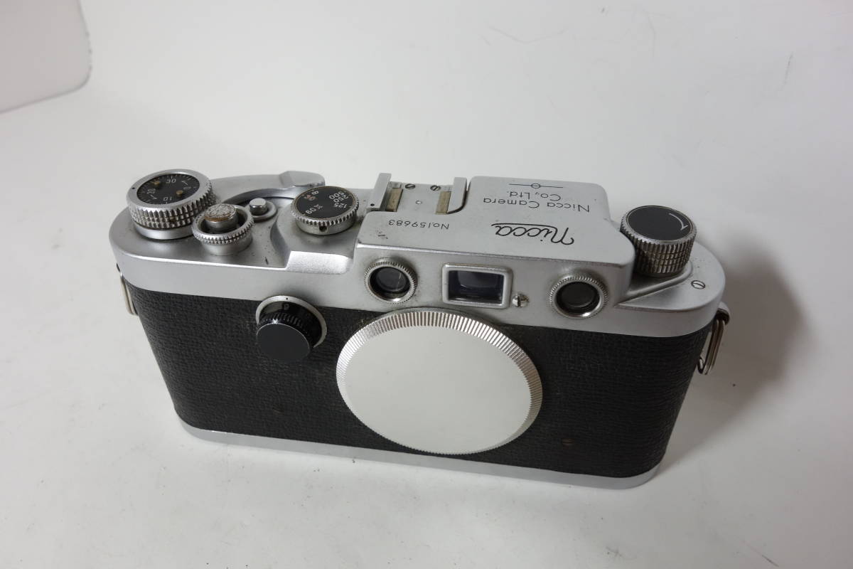 希少美品 Nicca TYPE-4 ニッカ 4レンジファインダーカメラ、ケース付