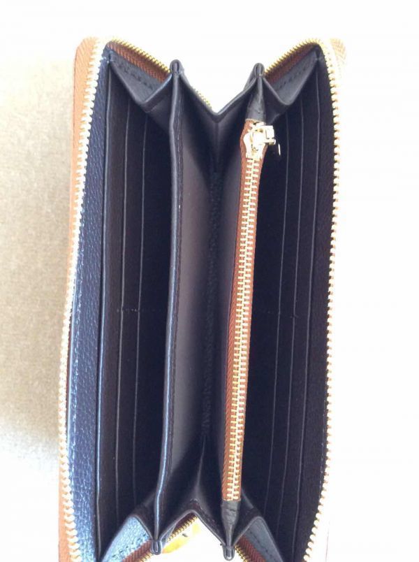 （新品）手染め本革レザー 長財布 男女兼用 財布/ブラウンFA-002