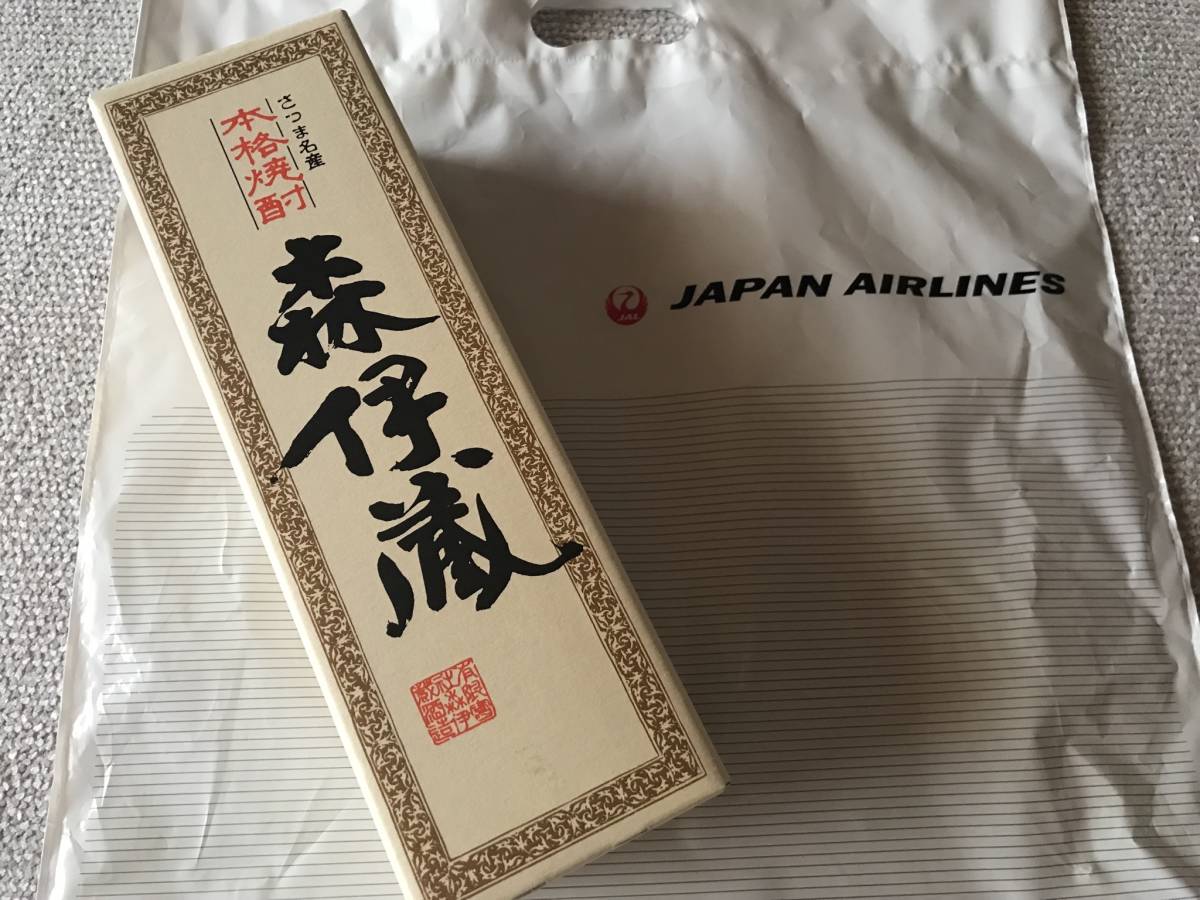 赤字超特価，得価 芋焼酎 森伊蔵 JAL機内販売品 720ml 箱付