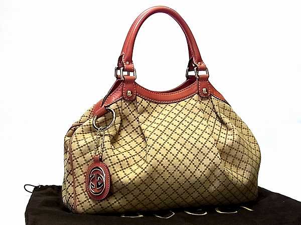 1円 □美品□ GUCCI グッチ 211944 スーキー ディアマンテ キャンバス 