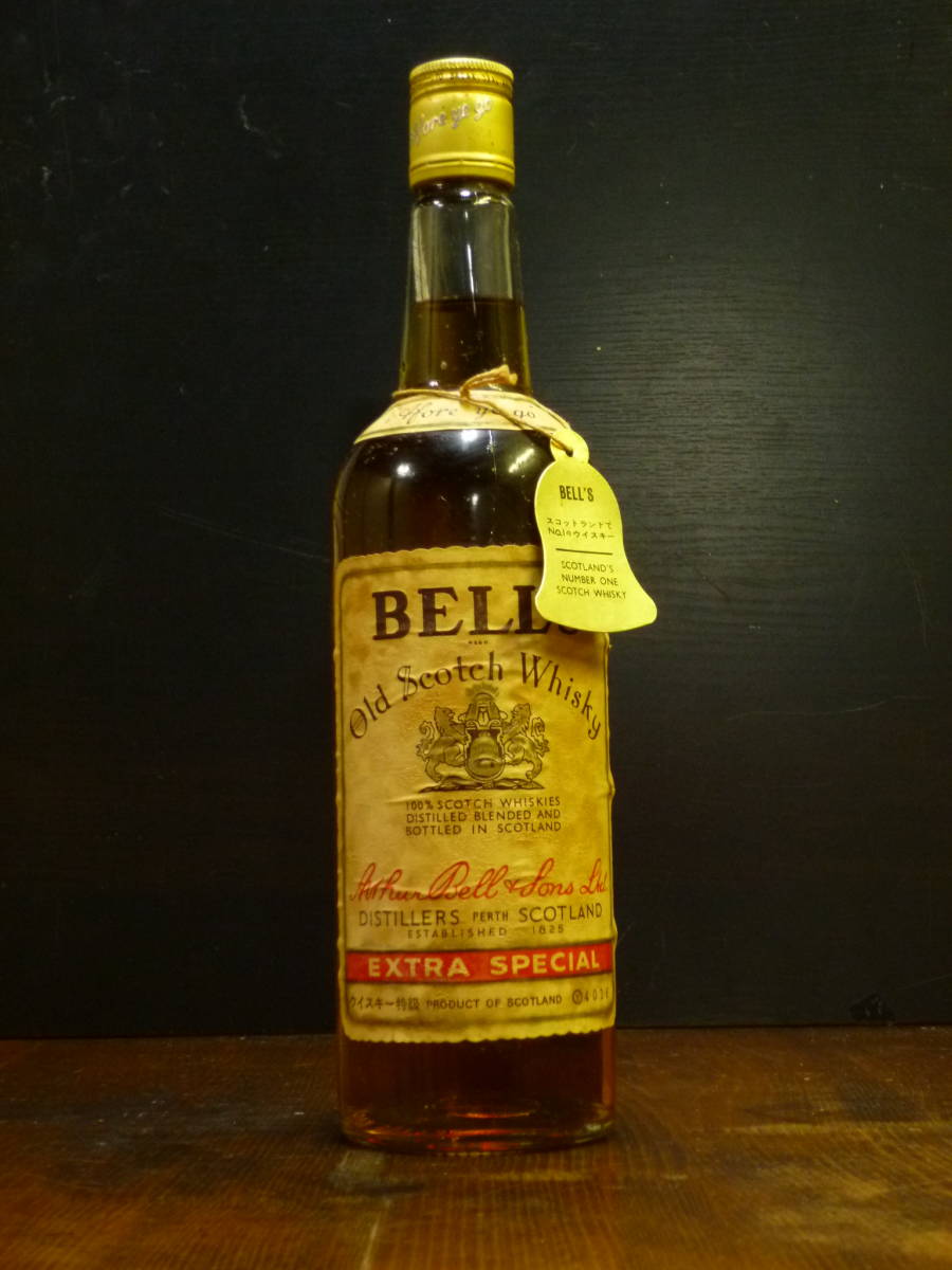 1970年代 BELLS ベルズ スコッチウィスキー ベル型陶器 未開栓 箱付 特級 ベル BELL'S 1970年代~ EXTRA SPECIAL 760ml 43度 Y4016 日本酒類