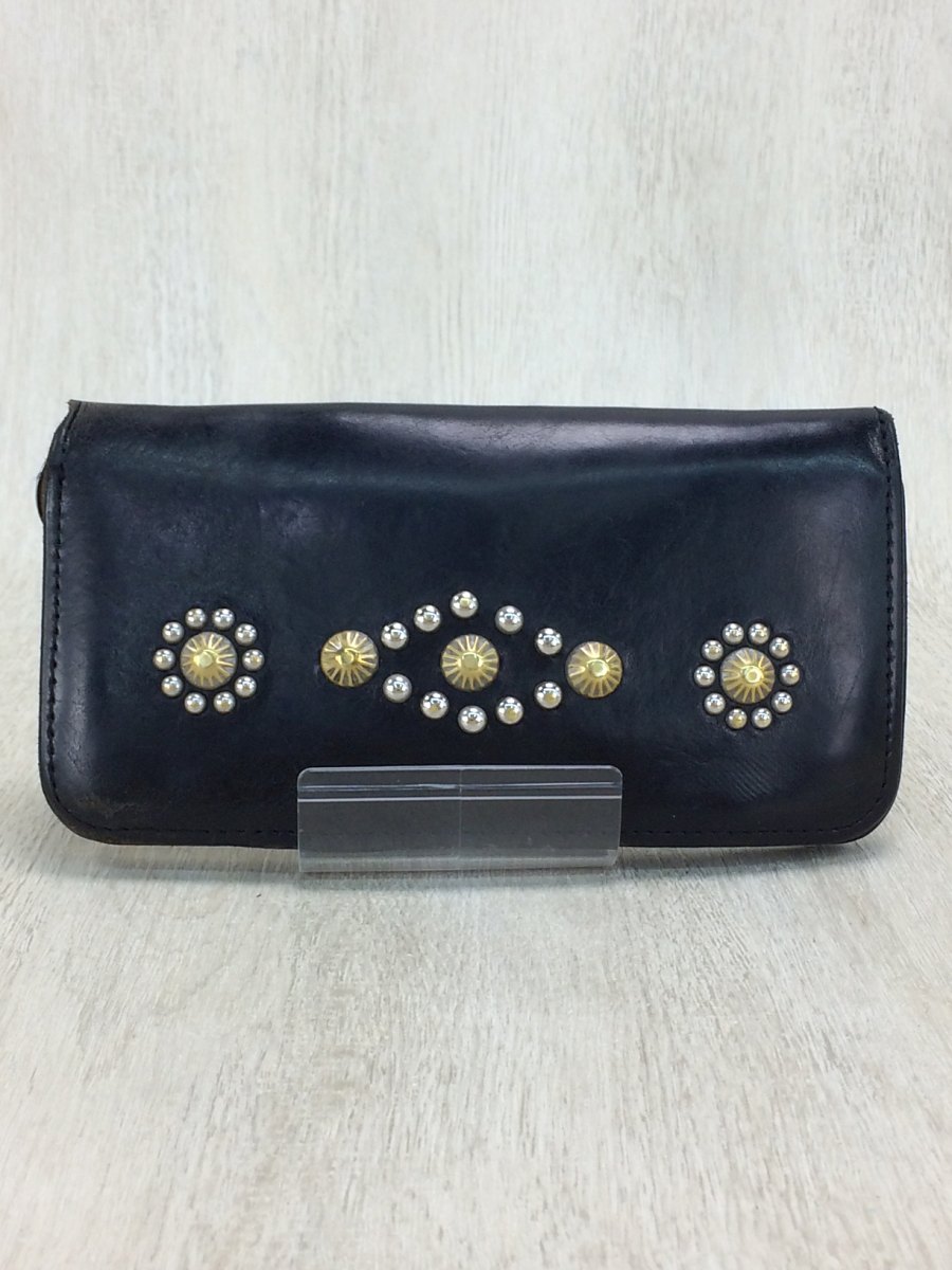 GLAD HAND◇×HTC/スタッズ付き長財布/ロングウォレット/MADE IN USA