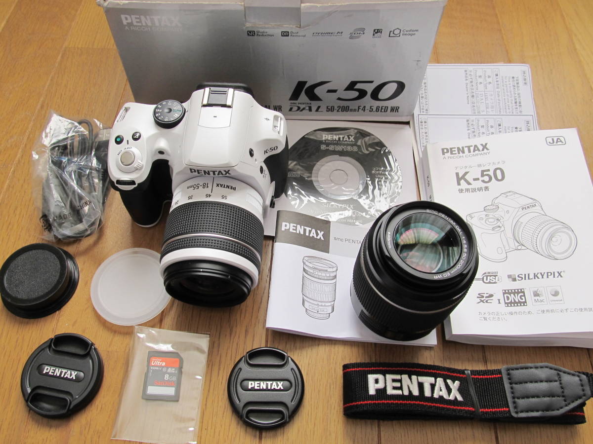 美品！PENTAX K-50 ダブルズームレンズキット PENTAX 【公式通販】