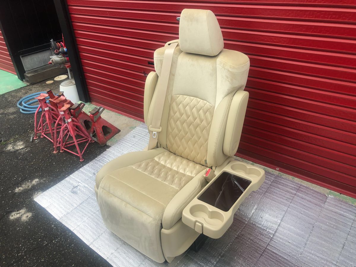 アルファード 後期 30系 ヴェルファイア 美品 純正 黒革レザー トヨタ 