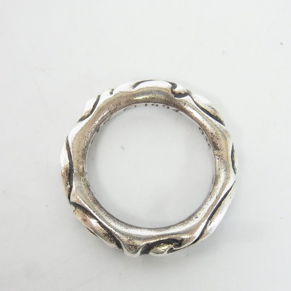 CHROME HEARTS/クロムハーツ Scroll Band/スクロールバンド リング 14