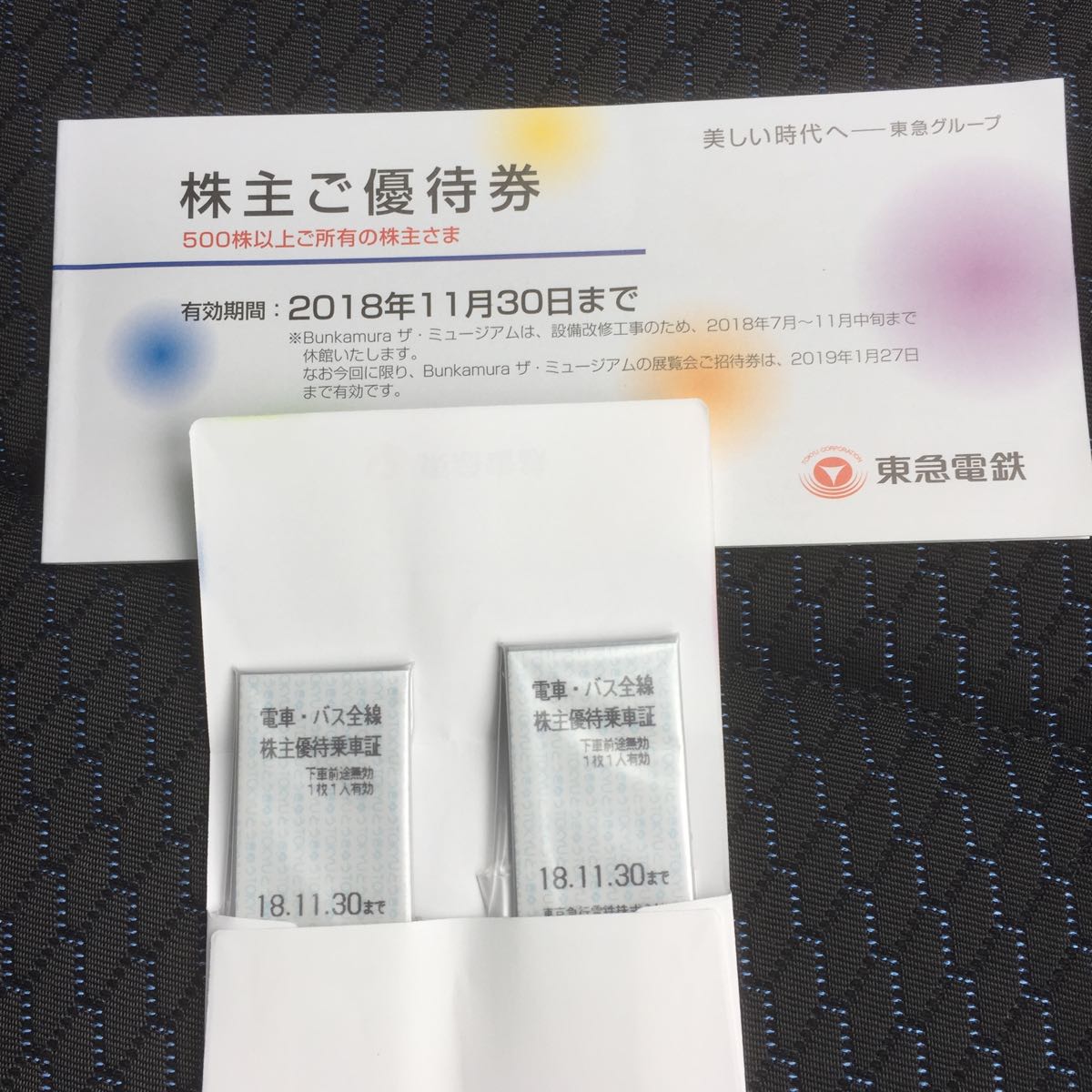 最新　東京急行電鉄　東急電鉄　株主優待　乗車証２０枚セット　冊子付き