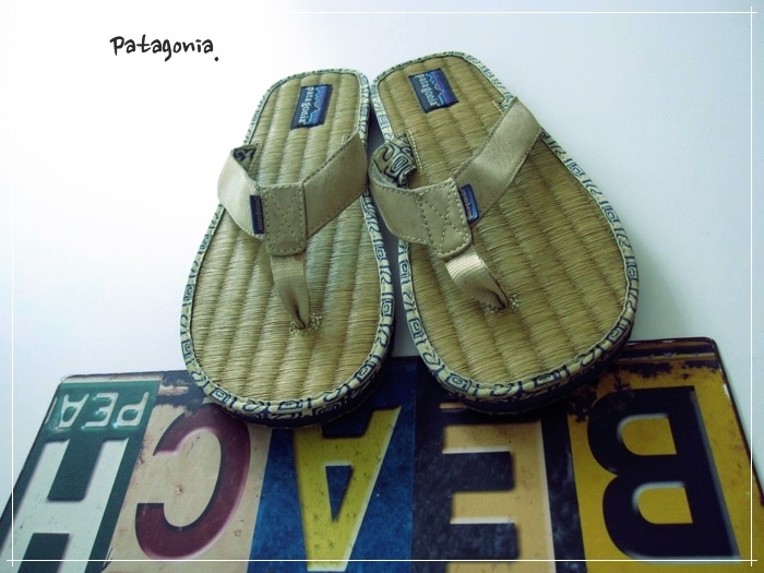 Patagonia 畳サンダル 8 (US) 試し履きのみ Patagonia パタゴニア】日本スタイル◎ 畳 タタミ サンダル US9!!(27.0