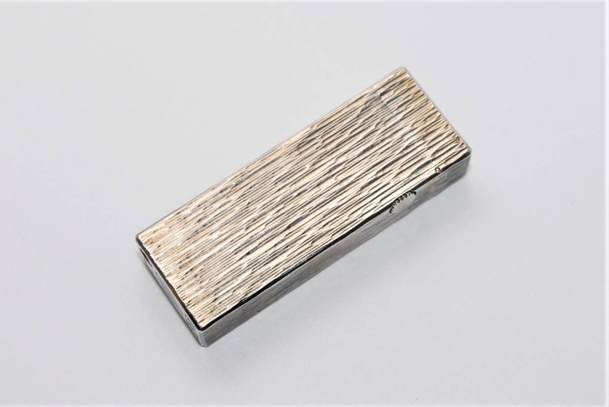 美品 ダンヒル dunhill シルバーカラー ローラー ガスライター 着火 