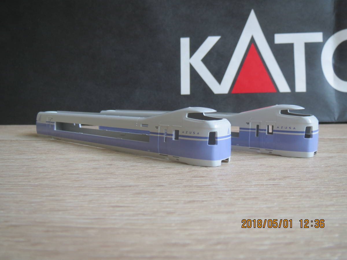  KATO 10-1342_1343 E351系 スーパーあずさ 貫通扉クハE351-105 クハE350-105 ボディセット(車輌パーツ)｜売買されたオークション情報、yahooの商品情報をアーカイブ公開 - オークファン 車輌パーツ