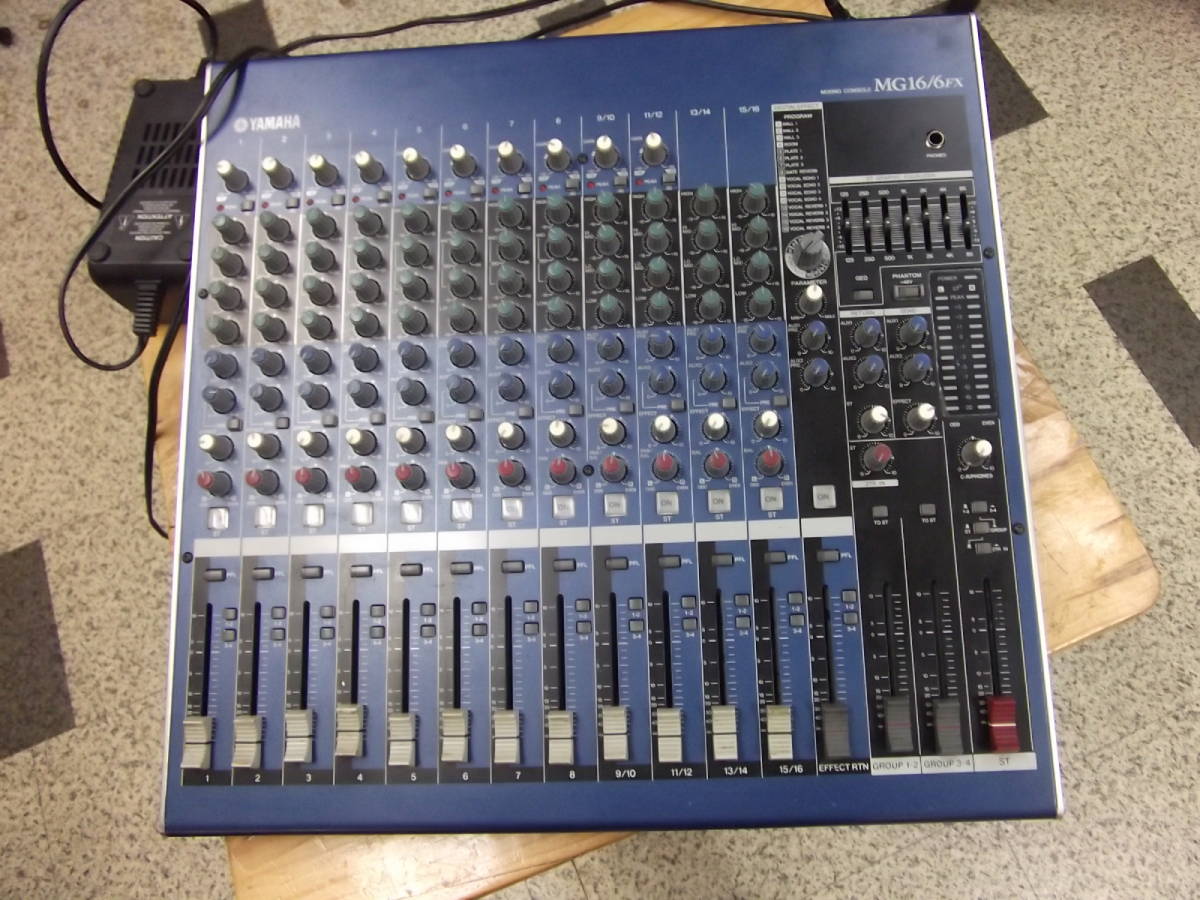 ジャンク YAMAHAミキサー MG16／6FX 中古ジャンク YAMAHA