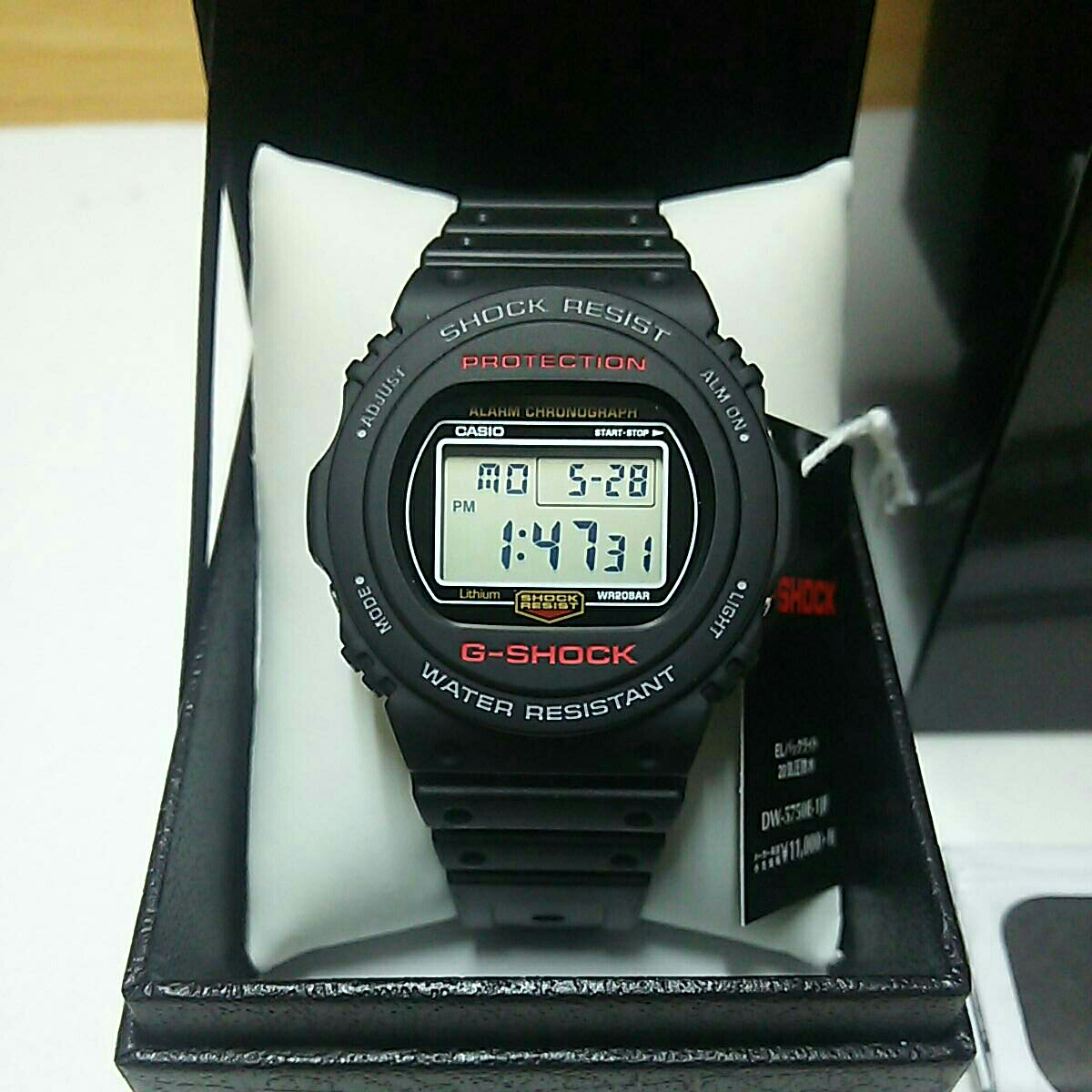 G-SHOCK DW-5750E-1JF カシオ CASIO ジーショック 復刻モデル 