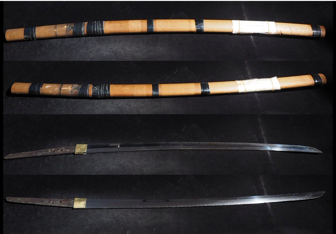 日本刀/太刀（真剣） 銘なし 登録証あり 刀剣類 刀装具 武具 骨董品