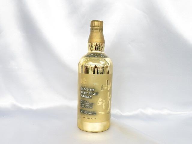 未開栓】SUNTORY サントリー 山崎 60周年記念ゴールドボトル