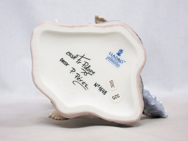 【ひょうたん】LLADRO リヤドロ 陶器人形 「海の王子」 廃盤品 ガラスケース付_10