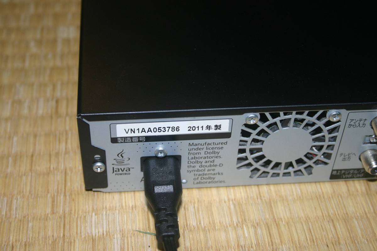 Panasonic パナソニック 2011年製 DMR-BR585 BD ブルーレイディスク