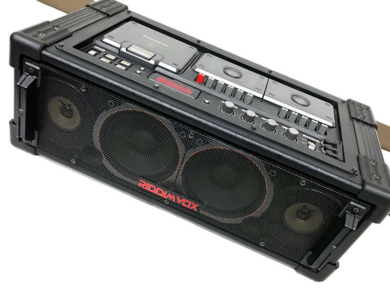 RIDDIMVOX RX-PA7 CD Boombox Panasonic player Plays fine AC100V