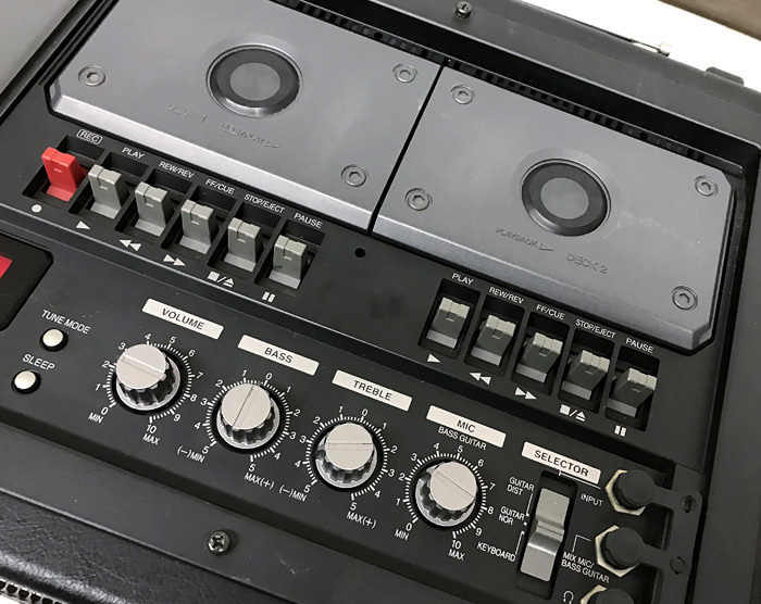 RIDDIMVOX RX-PA7 CD Boombox Panasonic player Plays fine AC100V