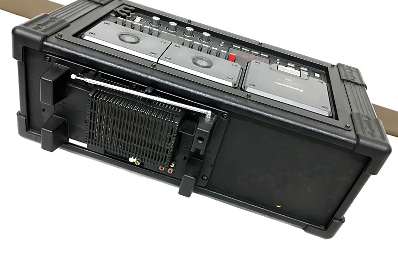 RIDDIMVOX RX-PA7 CD Boombox Panasonic player Plays fine AC100V