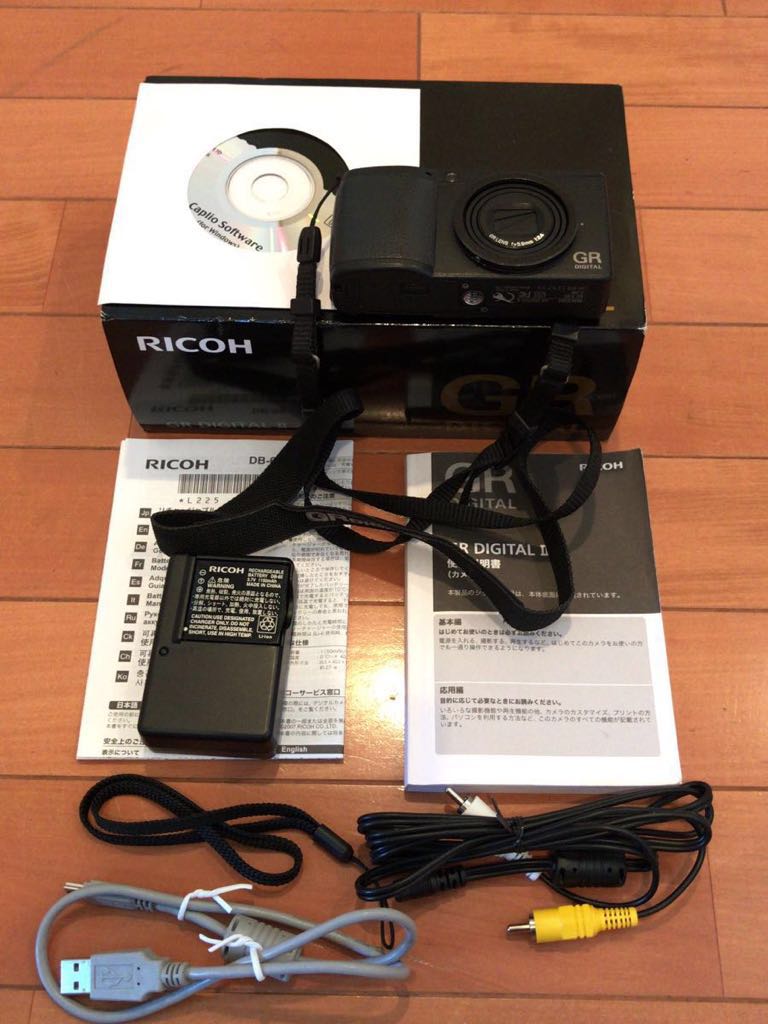 RICOH GR DIGITAL II 箱付き 美品 付属品有 専用カバーリコー RICOH GR