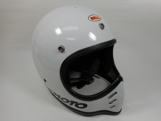 レア! BELL MINI MOTO 白 6 5/8 加工済み ☆当時物 ベル ミニモト