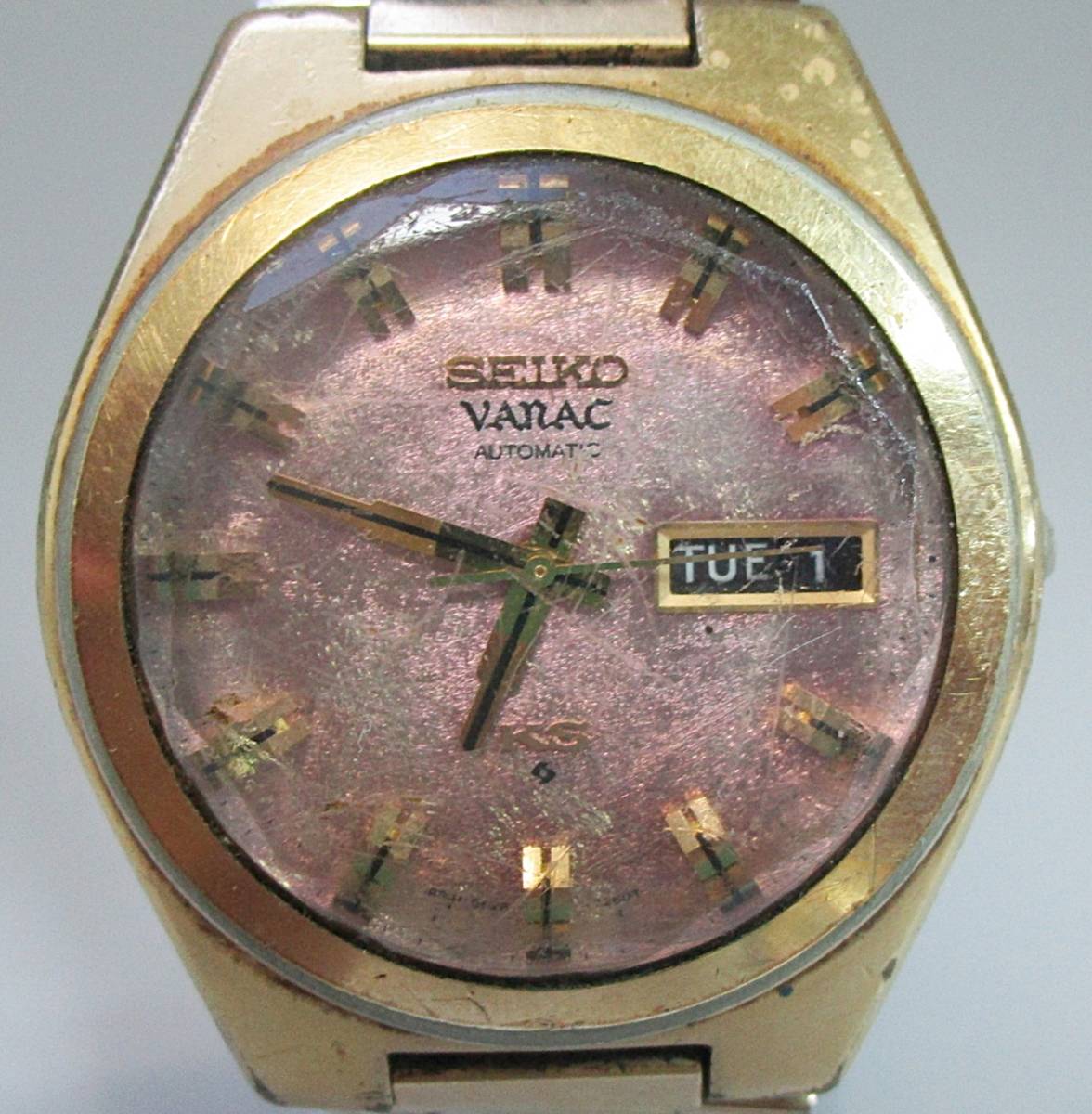 14 32-19443-29 キングセイコー SEIKO KS バナック VANAC メンズ 自動巻 5626-7250 腕時計 神32