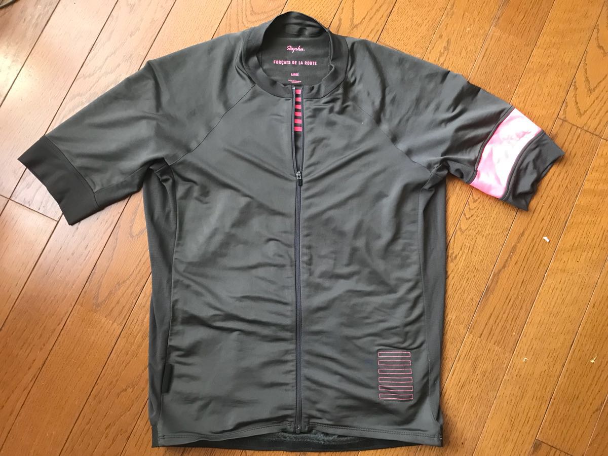 RAPHA PROTEAM JERSEY プロチームジャージ ブラウン/ピンク Lサイズ 中古 Rapha Jersey RAPHA メンズ コレクション その1