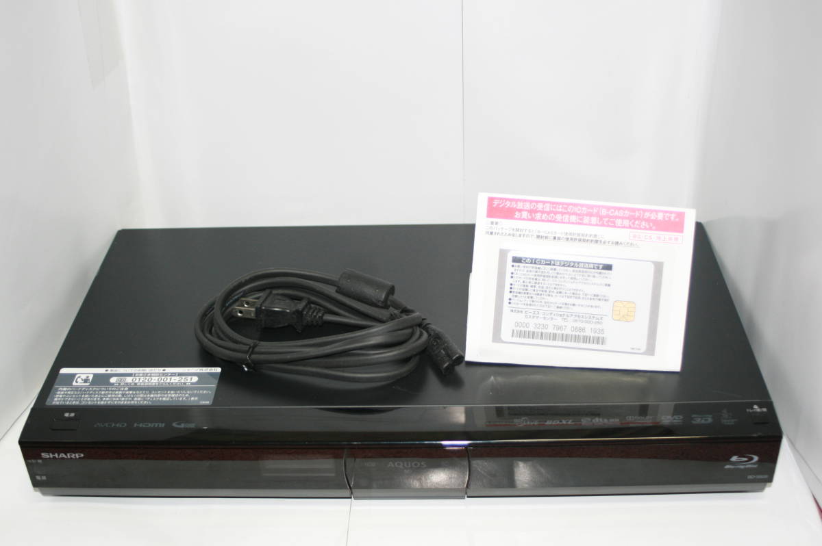 大人気，安い SHARP BD-S520 早いもの勝ち 500GB録画 ACコード B-CAS付き 1万円即落札(シャープ)｜売買されたオークション情報、yahooの商品情報をアーカイブ公開 - オークファン シャープ