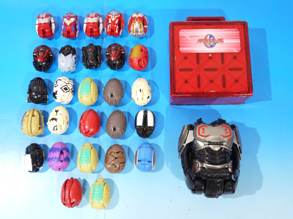 0350T/大量 ウルトラマン ウルトラエッグ27体&バトルアタッシュケース 