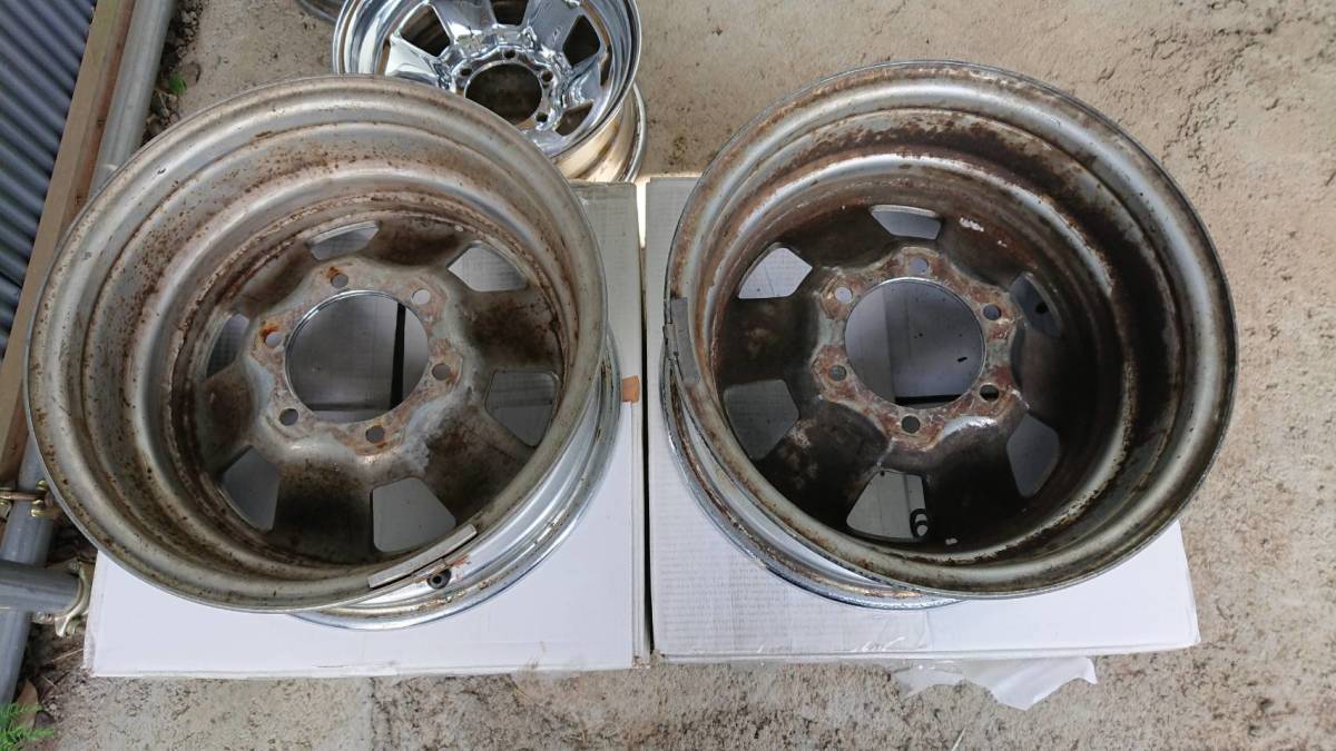 希少 トヨタ ランドクルーザー プラドトヨタ純正メッキホイール 4本 