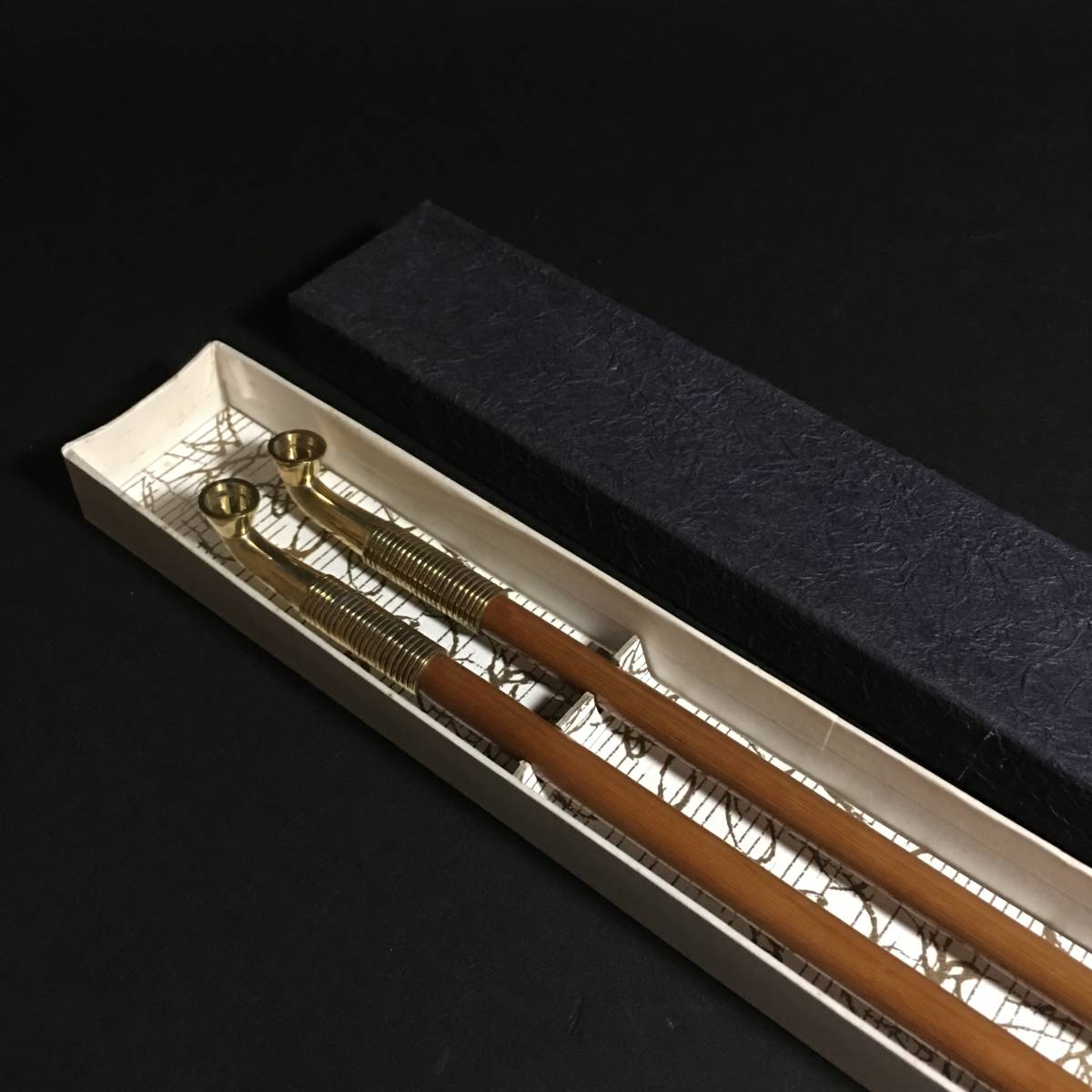 茶道具 ◇ 煙管一双 キセル 表千家 お稽古に / 茶器 煙管一双 莨盆