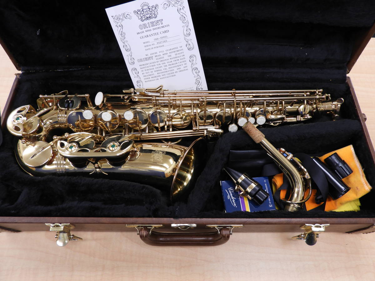 ORIENT アルトサックス Yahoo!オークション オリエント OSA-3000L