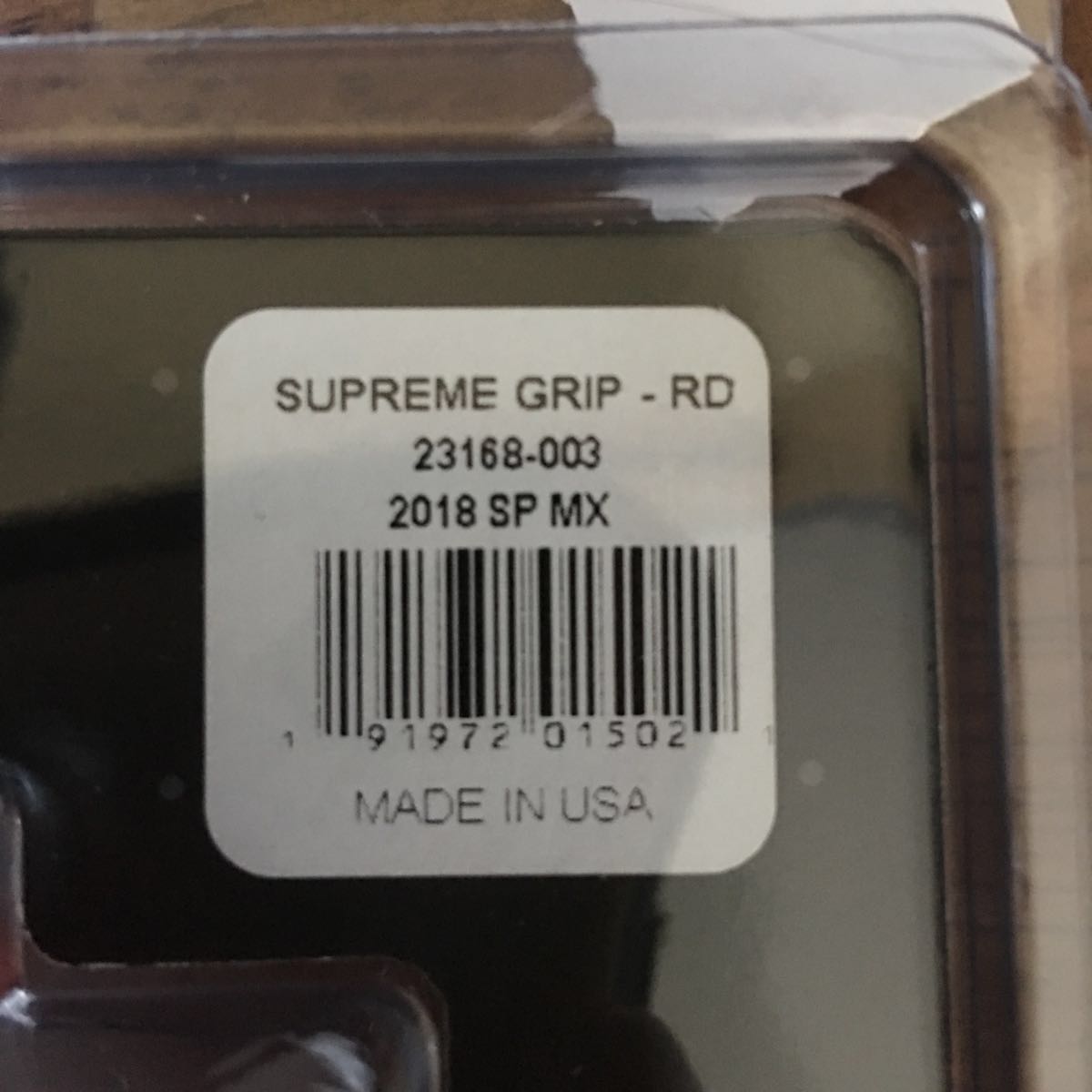 シュプリーム グリップ 赤 supreme fox racing moto hand grip red