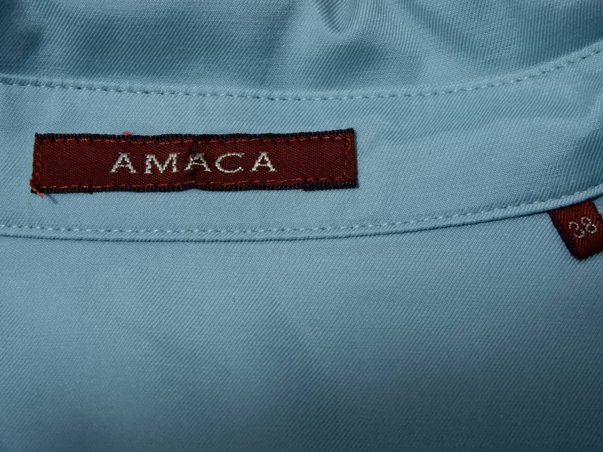 LIBERTY AMACA アマカ♪前タック入りスキッパーブラウス＊サイズ38