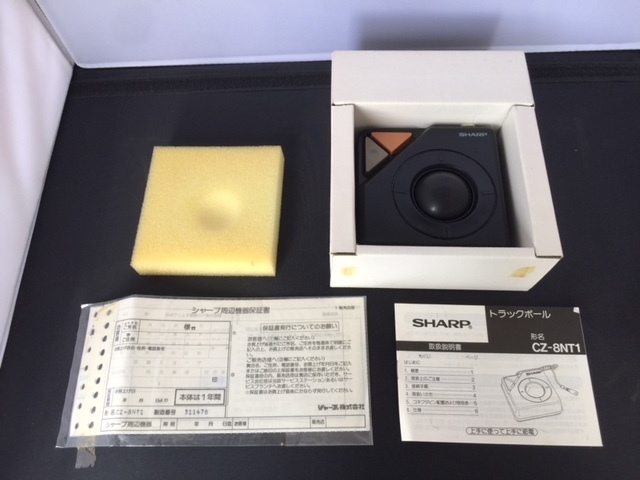 シャープX68000用トラックボールマウスCZ-8NT1動作未確認 X68000用