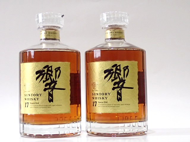 2本セット サントリー ウイスキー 響 17年 ゴールドラベル 750ml 43