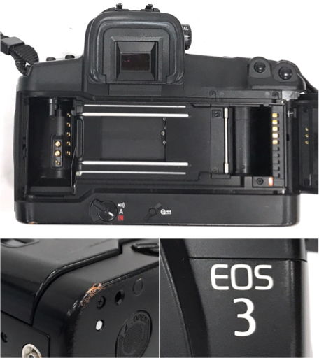 Canon キヤノン EOS3フィルムカメラ　ボディ　ジャンク品 ジャンク キャノン Canon EOS 3 フィルム 一眼レフ カメラ ブラック