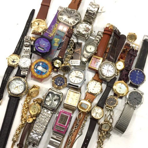 腕時計 まとめ売り SEIKO等 メンズ レディース SEIKO セイコー 2638-0050 クオーツ レディース 含 その他 ディズニー