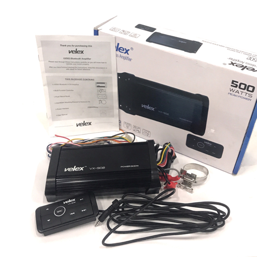 Velex VX-S02 オーディオ用 ワイヤレスアンプ 4チャンネル 防水機能
