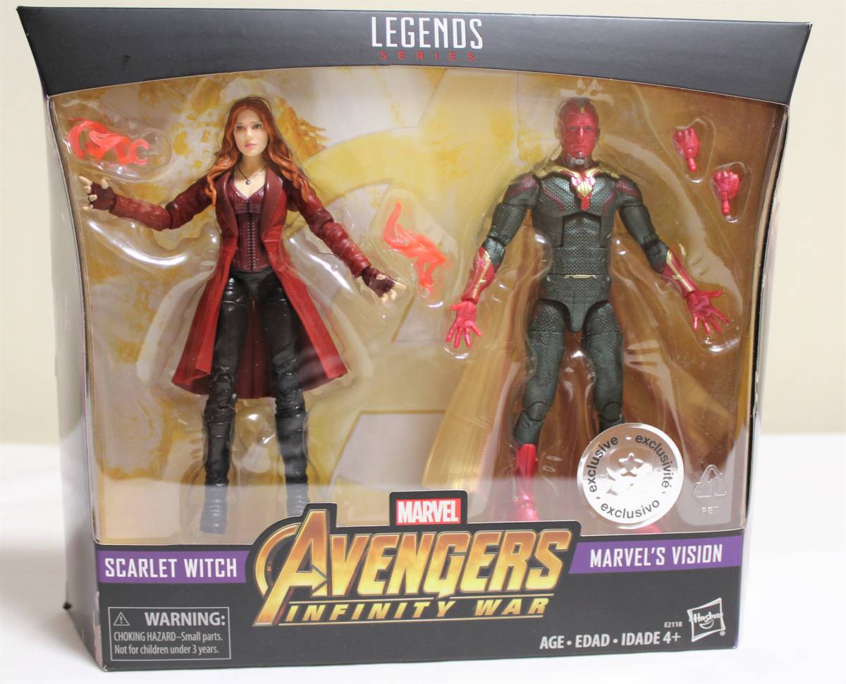 1円～！新品 マーベルレジェンド スカーレットウィッチ&ヴィジョン アベンジャーズインフィニティウォー_1