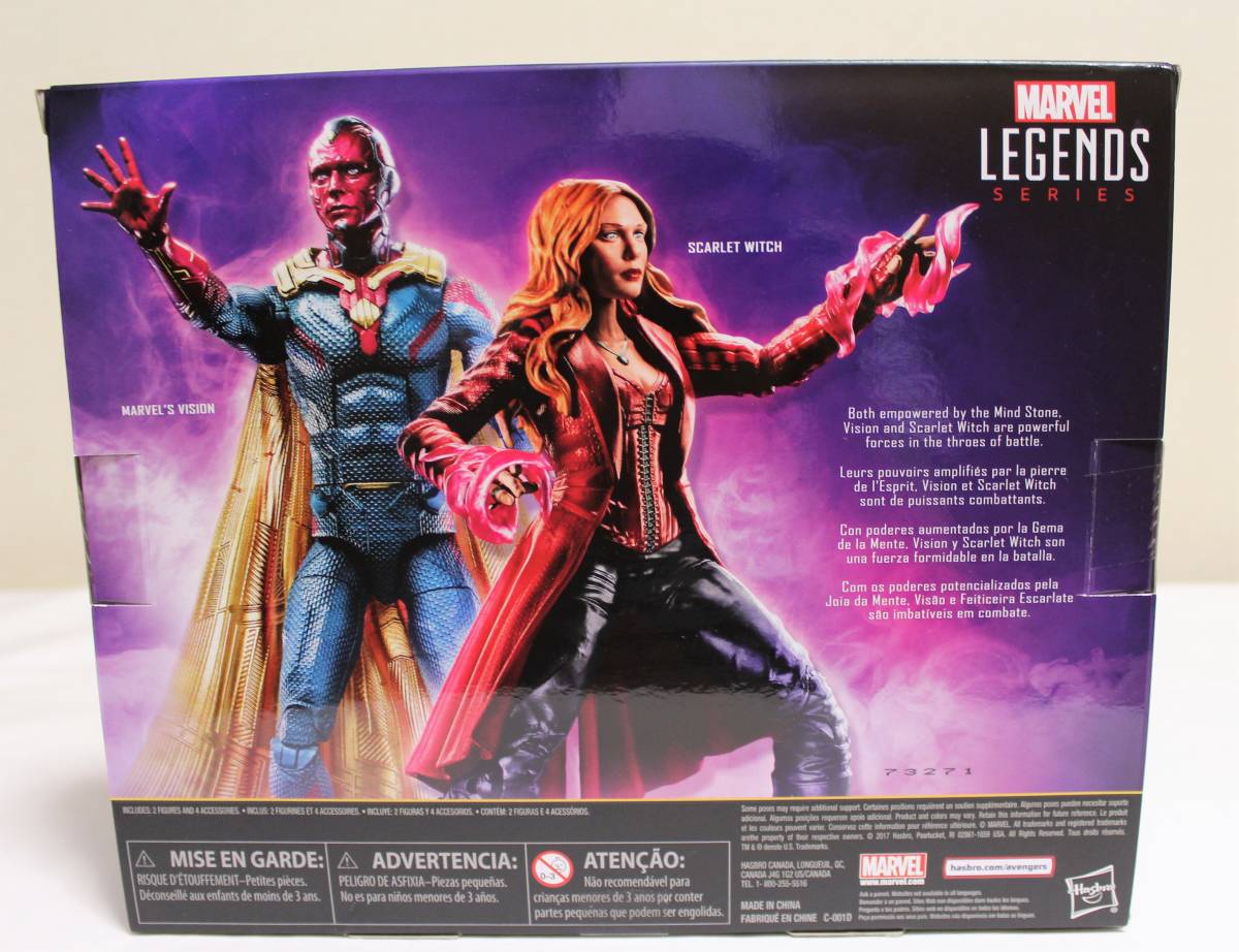 1円～！新品 マーベルレジェンド スカーレットウィッチ&ヴィジョン アベンジャーズインフィニティウォー_2