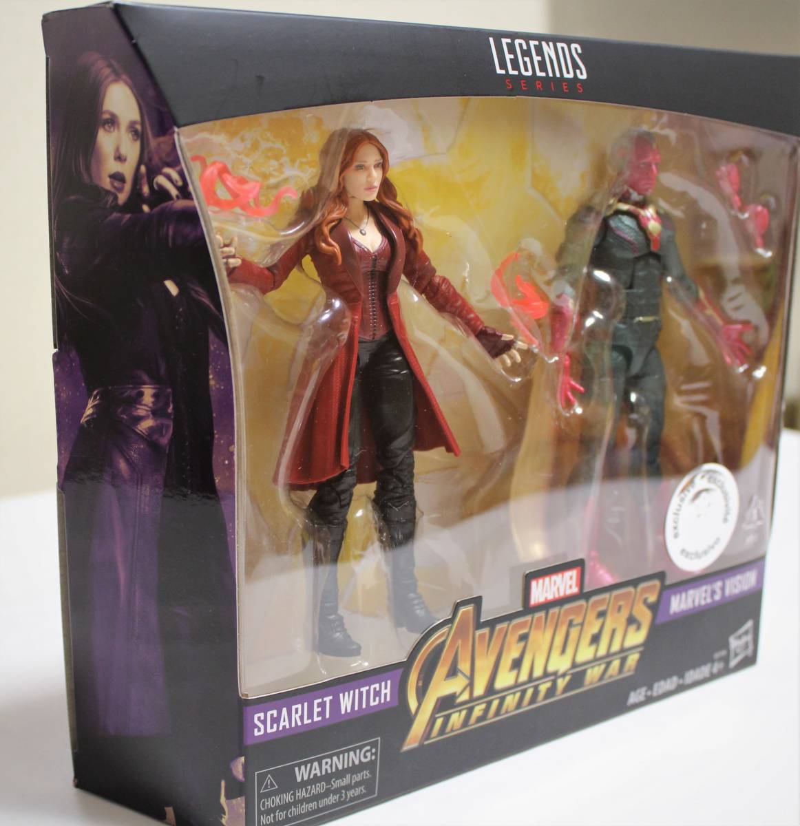 1円～！新品 マーベルレジェンド スカーレットウィッチ&ヴィジョン アベンジャーズインフィニティウォー_3