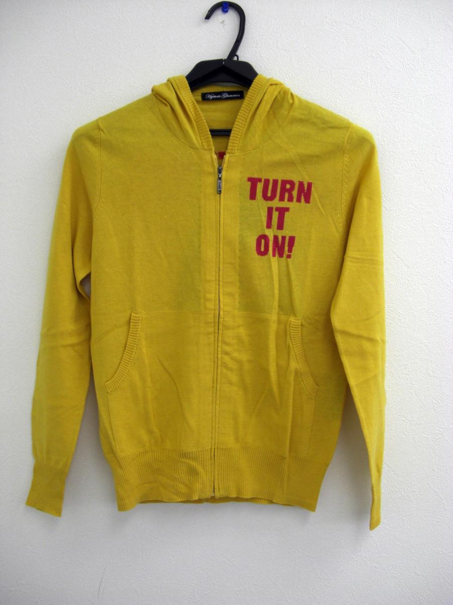 安い，お得 ヒステリックグラマー ニットパーカー ＴＵＲＮ ＩＴ ON 黄色 FREEサイズ(パーカ)｜売買されたオークション情報、yahooの商品情報をアーカイブ公開 - オークファン 女性用