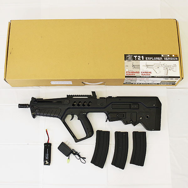 S&T◆T21 エクスプローラーバージョン 予備マガジン2個付き 電動ガン◆No932