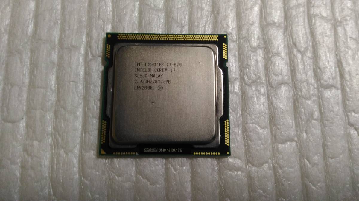 【2025，人気】 Intel CPU i7-870(Core i7)｜売買されたオークション情報、yahooの商品情報をアーカイブ公開 - オークファン Core i7